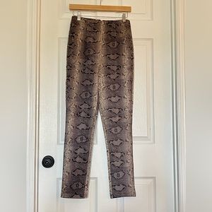 AKIRA snake print pant